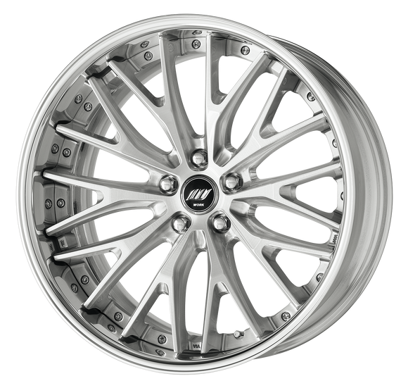 BACK LABEL ZEAST BSTX 20 inch FULL REVERSE, Brushed (BRU), Deep Concave — WORK factory photo