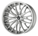 BACK LABEL ZEAST BSTX — Brushed (BRU), Deep Concave. WORK's 20 inch FULL REVERSE wheel, shown as a finish reference for 19 inch FULL REVERSE.