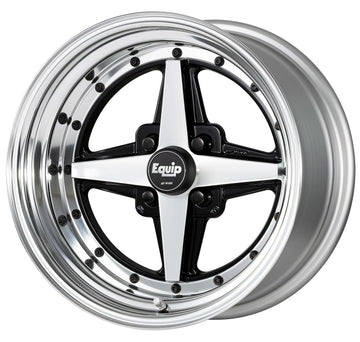 WORK EQUIP 01 15 inch NORMAL, standard disk, Black Cut Clear (BP) — WORK factory photo