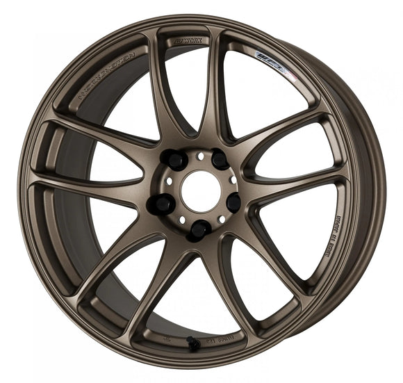 WORK EMOTION CR Kiwami 18 inch NORMAL, Ashed Titanium (AHG), DEEP taper — WORK factory photo