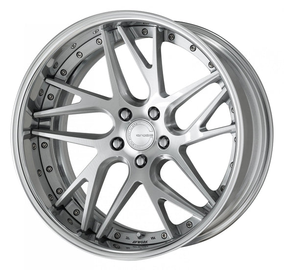 WORK GNOSIS CVX Deep Concave Brushed (BRU) – 20 inch FULL REVERSE wheel shown, reference for 21 inch FULL REVERSE