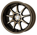 WORK EMOTION D9R — Ashed Titanium (AHG). WORK's 18 inch STEP RIM wheel, shown as a finish reference for 17 inch NORMAL.