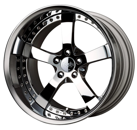 WORK EQUIP E05 3-piece wheel – Super Chrome Plated (SC)