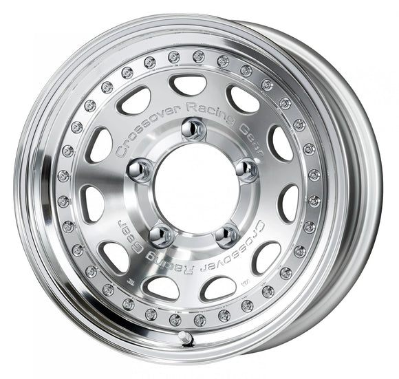 WORK CRAG GALVATRE — Cut Clear (MSP), 15 inch 3-piece NORMAL rim. WORK factory photo.