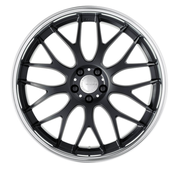 WORK GNOSIS RXM Matte Black (MBL) – 21 inch FULL REVERSE wheel shown, finish reference for 19 inch FULL REVERSE