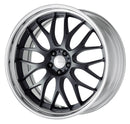 WORK GNOSIS RXM Matte Black (MBL) – 22 inch STEP RIM wheel shown, finish reference for 21 inch STEP RIM