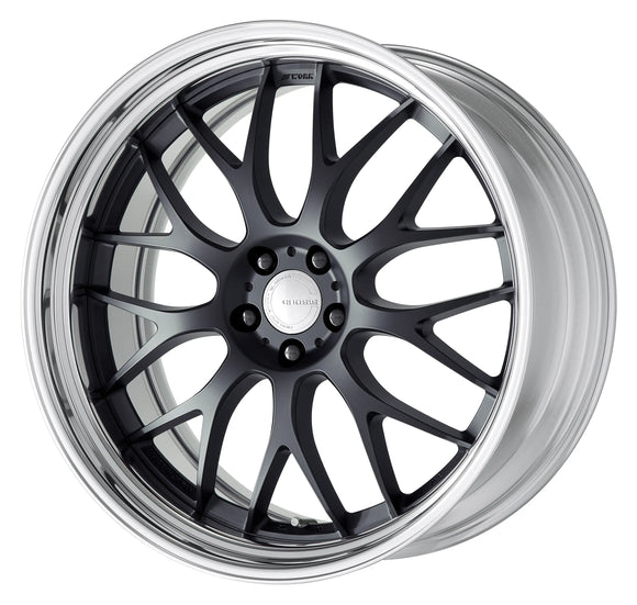 WORK GNOSIS RXM Matte Black (MBL) – 22 inch STEP RIM wheel shown, finish reference for 20 inch STEP RIM