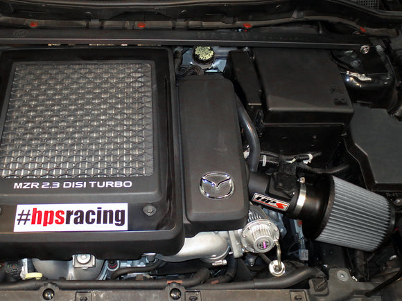 HPS エアインテーク Mazda Mazdaspeed 3 2.3L Turbo 2007-2013用