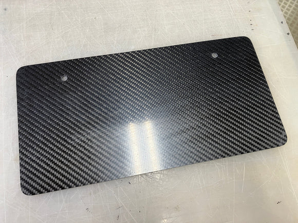 KEPLA Dry Carbon Number Plate Cover – Universal (Japanese Plate Size)