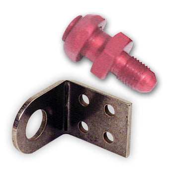 Longacre 52-45286 #3 Brake Line Frame Fitting w/ Tab & Nut
