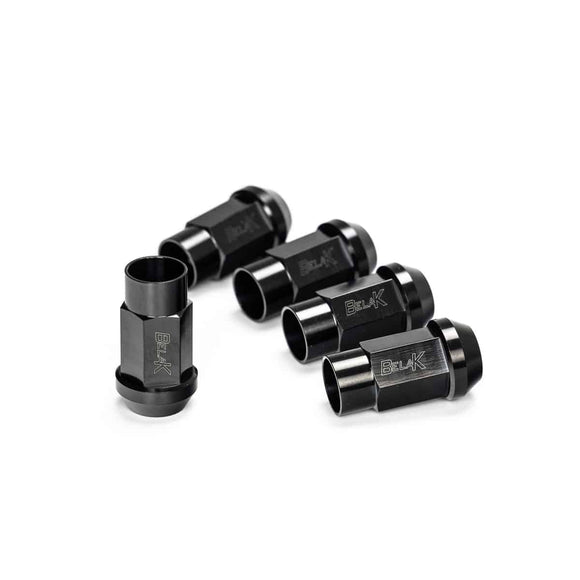 T1 Race Development ラグスタッド変換キット テーパーシート ブラックアルマイト（62mm スタッド＋チタン ラグナット 20本）Huracán・R8