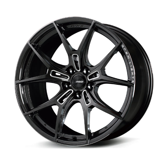 RAYS gramLIGHTS 57FXZ wheel in Super Dark Gunmetal / Machining / Rim Edge DC (AAC)