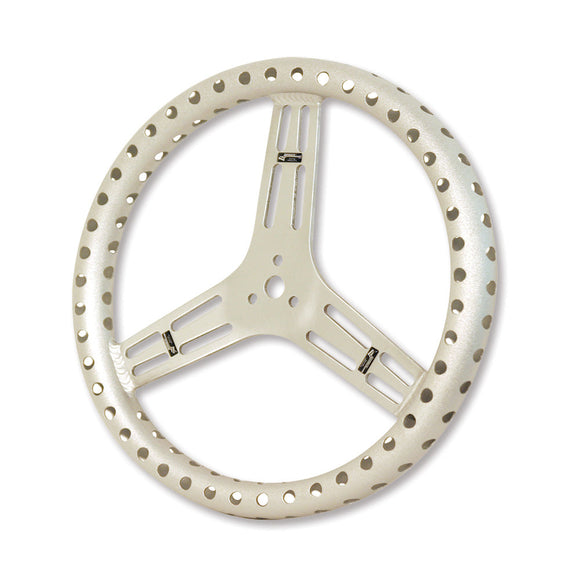Longacre 52-56866 15" Uncoated Aluminum - DRILLED - Flat