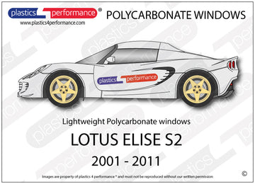 ポリカーボネート フロントウィンドスクリーン｜Lotus Elise S2 - 0