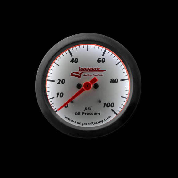 Longacre 52-46900 Sportsman™ Elite Oil Pressure Gauge 0-100 psi