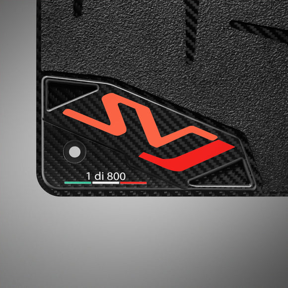 MF5 カーボン フロアマット（マットカーボン）Lamborghini Aventador SVJ 2018–2021 左ハンドル用