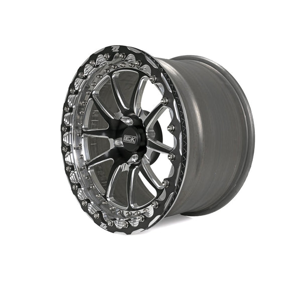 Belak 18×8.5 フロント ビードロックホイール 2本セット（M&H 245/40/18 付）（Huracán・R8）