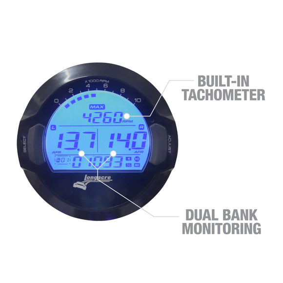 Longacre 52-46873 Dual Air Fuel Ratio Gauge