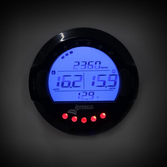 Longacre 52-46873 Dual Air Fuel Ratio Gauge
