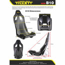Tillett B10 バケットシート（B6ベース・純正3点式ベルト対応・4.5kg）