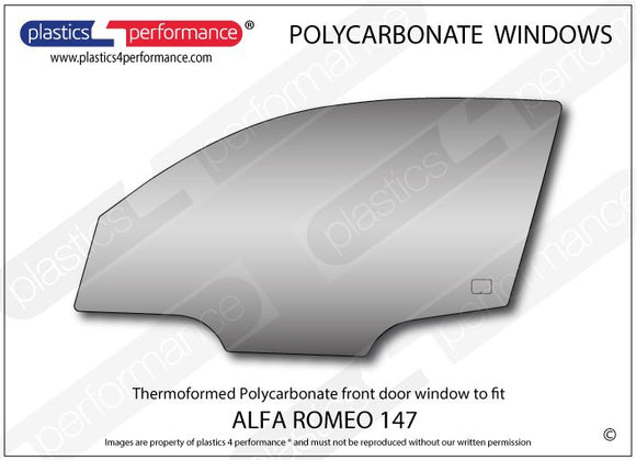 ポリカーボネート ウインドウキット｜Alfa Romeo 147 GTA