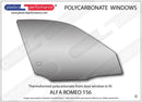 ポリカーボネート ウインドウキット｜Alfa Romeo 156