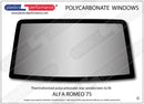 ポリカーボネート ウインドウキット｜Alfa Romeo 75