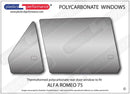 ポリカーボネート ウインドウキット｜Alfa Romeo 75