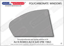 ポリカーボネート 右リアクォーターウインドウ｜Alfa Romeo Alfa Sud