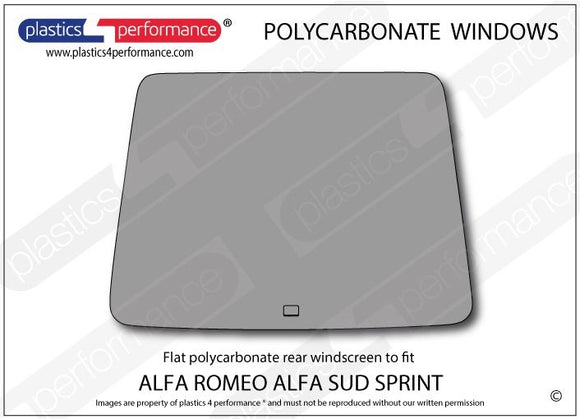ポリカーボネート ウインドウキット｜Alfa Romeo Alfa Sud Sprint