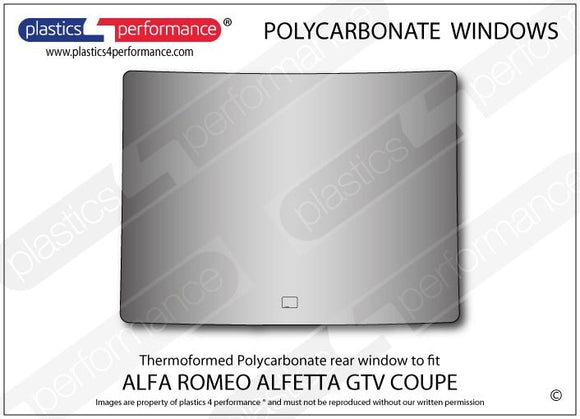 ポリカーボネート ウインドウキット｜Alfa Romeo Alfetta GTV Coupe
