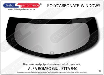 ポリカーボネート リアウインドウ｜Alfa Romeo Giulietta 940