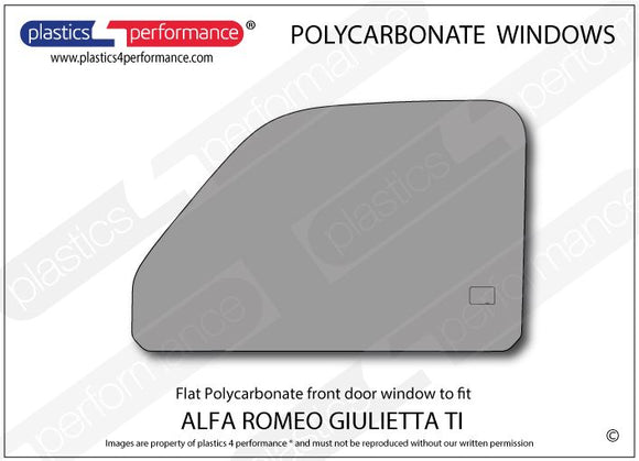 ポリカーボネート ウインドウキット｜Alfa Romeo Giulietta Ti