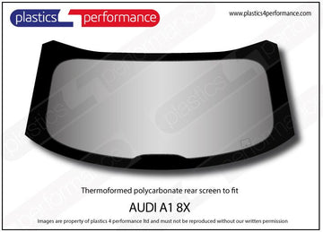 ポリカーボネート リアウインドウ｜Audi A1 / S1 8X - 3dr Hatchback