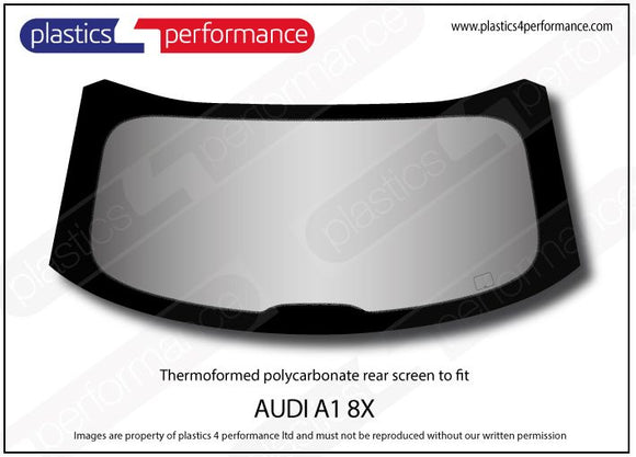 ポリカーボネート リアウインドウ｜Audi A1 / S1 8X - 3dr Hatchback