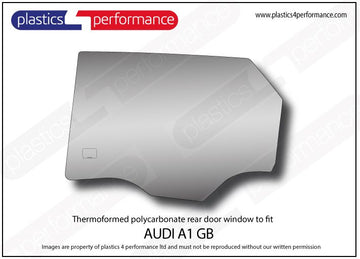 ポリカーボネート 左リアドアウインドウ｜Audi A1 GB - 5dr Hatchback