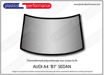 ポリカーボネート リアウインドウ｜Audi A4 / S4 / RS4 B7 - Sedan