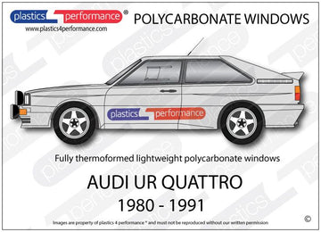 ポリカーボネート ウインドウキット｜Audi UR Quattro
