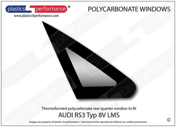 ポリカーボネート ウインドウキット｜Audi RS3 Typ 8V LMS