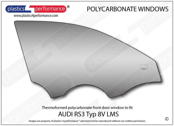 ポリカーボネート ウインドウキット｜Audi RS3 Typ 8V LMS