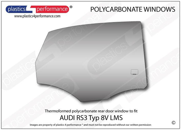 ポリカーボネート ウインドウキット｜Audi RS3 Typ 8V LMS