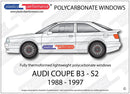 ポリカーボネート ウインドウキット｜Audi S2 - Coupe