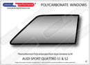 ポリカーボネート 左フロントドアウインドウ｜Audi Sport Quattro S1/S2