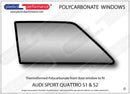 ポリカーボネート ウインドウキット｜Audi Sport Quattro S1/S2