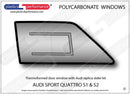 ポリカーボネート ウインドウキット｜Audi Sport Quattro S1/S2