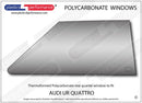 ポリカーボネート 右リアクォーターウインドウ｜Audi UR Quattro