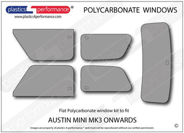ポリカーボネート ウインドウキット｜Mini MK3 onwards 1