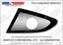 ポリカーボネート ウインドウキット｜Bentley Continental GT3 - 1st Generation