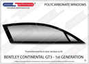 ポリカーボネート ウインドウキット｜Bentley Continental GT3 - 1st Generation