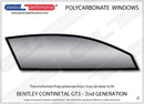 ポリカーボネート ウインドウキット｜Bentley Continental GT3 - 2nd Generation